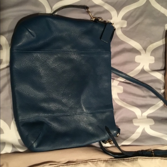 Coach BLUE Crossbody - Beautiful - Picture 2 of 6